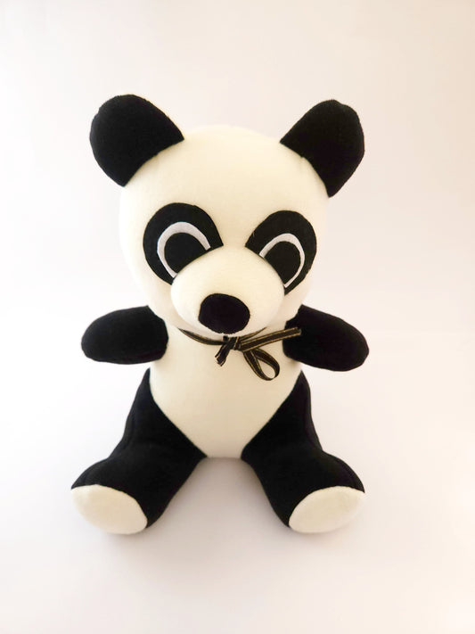 Sevimli Oturan Panda Peluş Oyuncak-Uyku Ve Oyun Arkadaşı