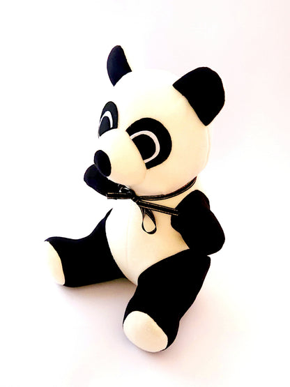 Sevimli Oturan Panda Peluş Oyuncak-Uyku Ve Oyun Arkadaşı