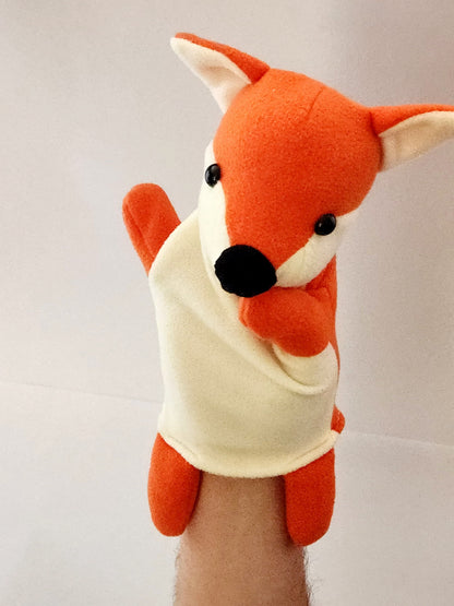 Sevimli Tilki Kukla Peluş Oyuncak-Uyku Ve Oyun Arkadaşı